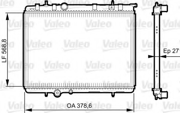 Radiator racire motor