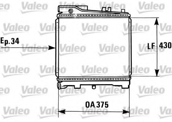 Radiator racire motor