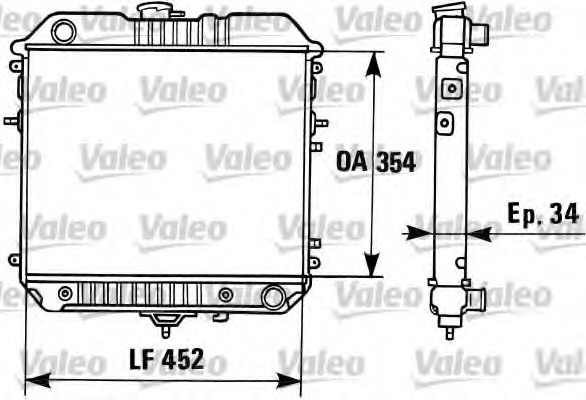 Radiator racire motor