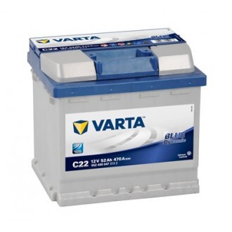 Baterie auto blue dynamic c22 , 12 v, 52 ah, 470 a, 207x175x190 mm
