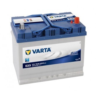 Baterie auto blue dynamic e23 , 12 v, 70 ah, 630 a, asia, borna normala, 261x175x220 mm