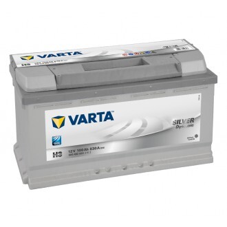 Baterie auto silver dynamic h3 , 12 v, 100 ah, 830 a, 353x175x190 mm