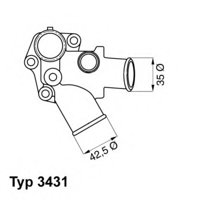 Termostat lichid racire