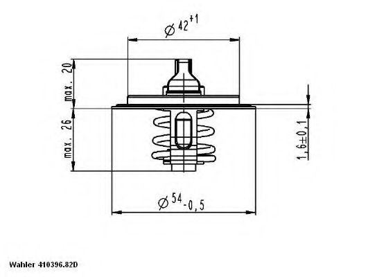 Termostat lichid racire