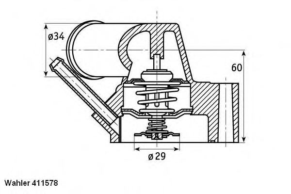 Termostat lichid racire