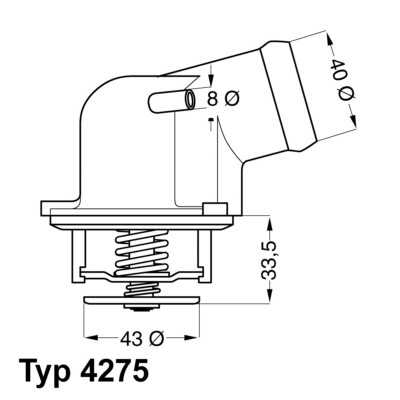 Termostat lichid racire