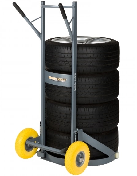 Liza pentru transport roti auto hd smart cart , capacitate incarcare 200 kg, diametru maxim roti 14 inch - 20 inch