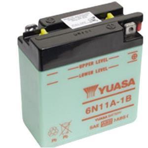 Baterie moto , tensiune 6v, amperaj 11 ah, curent pornire 90 a, 122 x 62 x 131 mm, borna dreapta plus