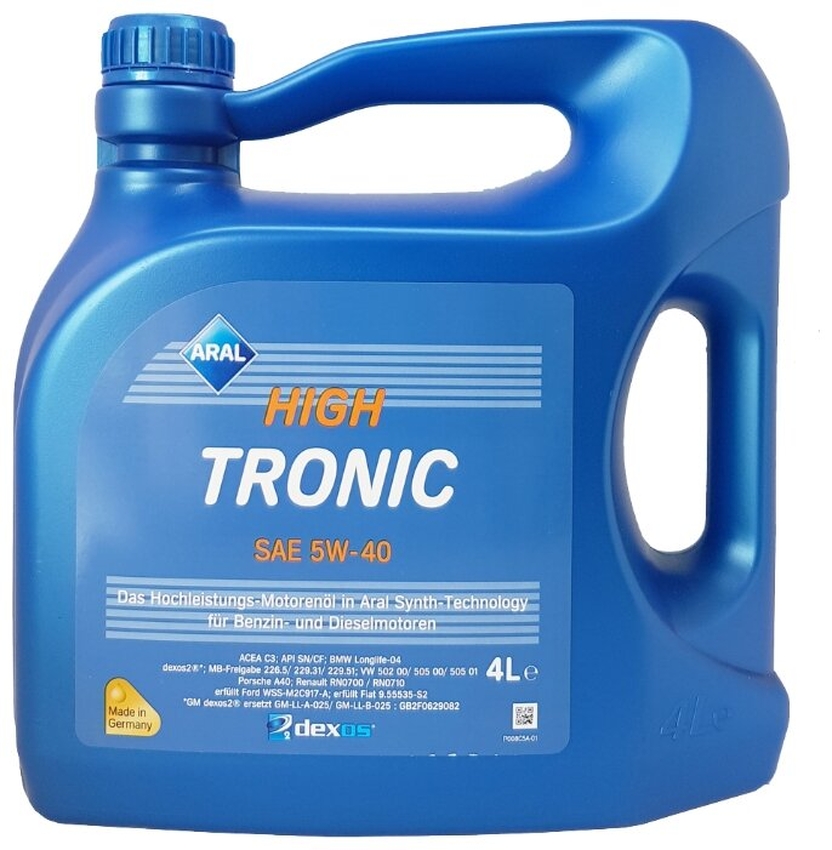 Ulei motor aral high tronic 5w40 4l