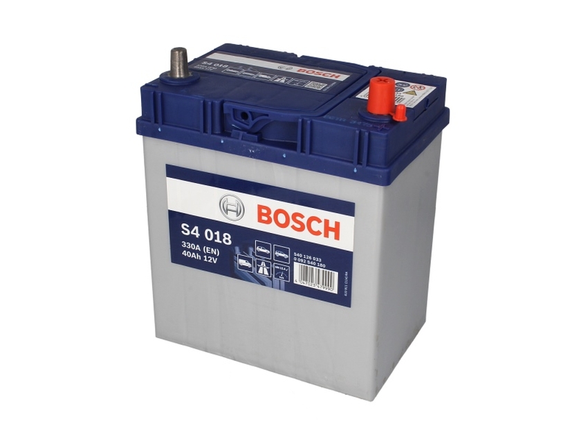 Baterie auto, de pornire, s4 , tensiune 12 v, amperaj 40 ah, curent de pornire 330 a