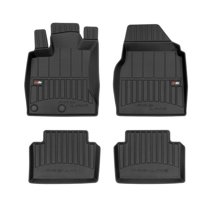 Set 4 covorase auto din cauciuc , pentru nissan qashqai i 11.06-04.14, cauciuc tpe, negru