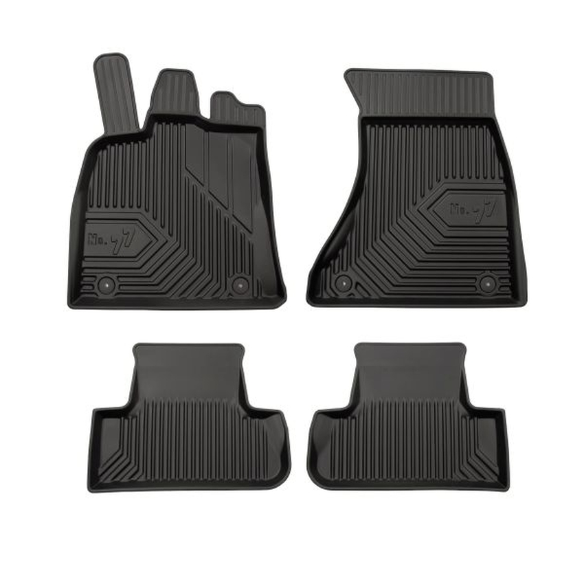 Set 4 covorase auto din cauciuc , pentru audi q5 10.08-05.17, suv, cauciuc tpe, negru