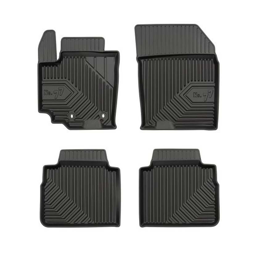 Set 4 covorase auto din cauciuc , pentru suzuki sx4 s-cross 08.13-, cauciuc tpe, negru