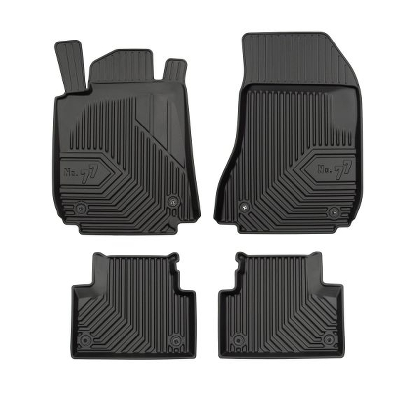 Set 4 covorase auto din cauciuc , pentru alfa romeo 159 06.05-12.12, cauciuc tpe, negru