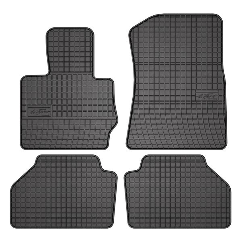 Set 4 covorase auto din cauciuc , pentru bmw x3 (f25), x4 (f26) 09.10-03.18, negru