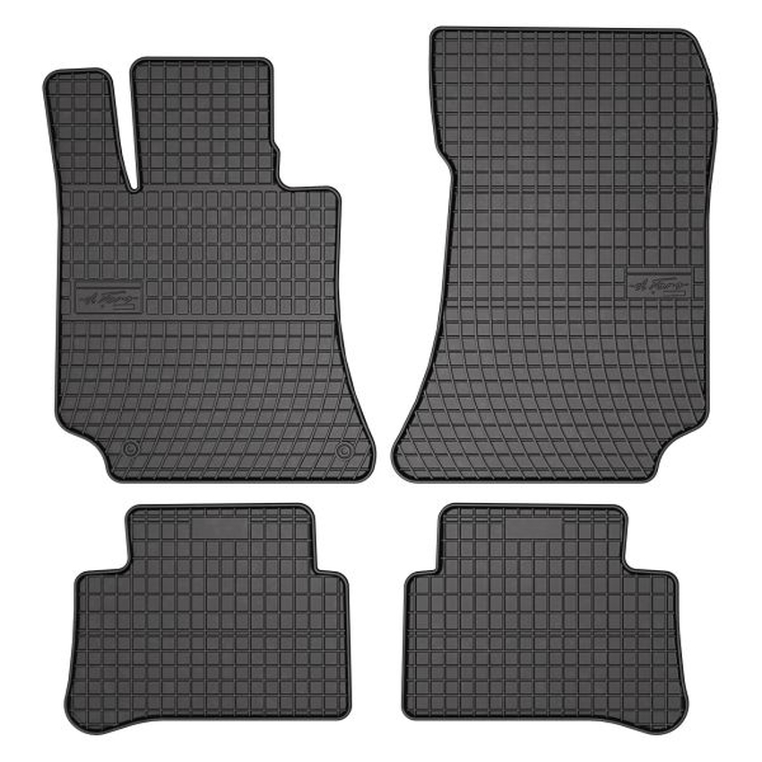 Set 4 covorase auto din cauciuc , pentru mercedes cls (c218), cls (c219), cls (c257), cls shooting brake (x218), e t-model (s212), e (w212) 10.04-, negru