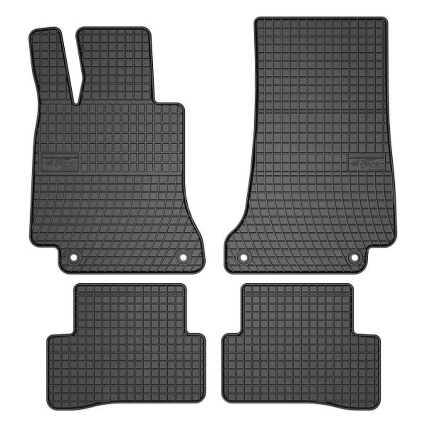 Set 4 covorase auto din cauciuc , pentru mercedes c (w205) 12.13-, negru