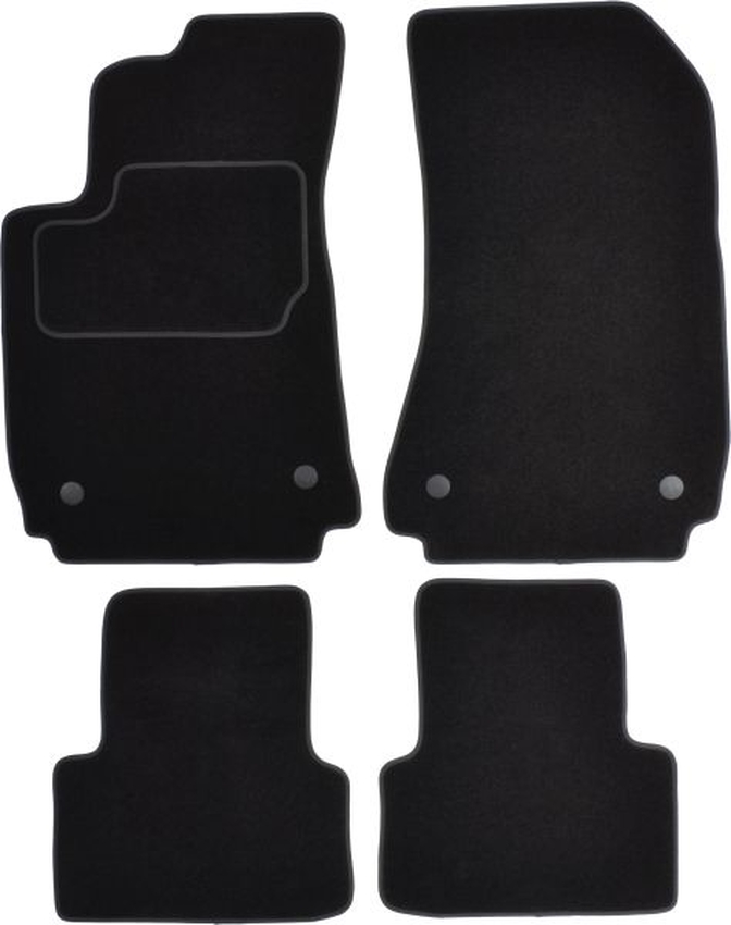 Set 4 covorase auto din mocheta , pentru alfa romeo 159 06.05-12.12, saloon/station wagon, mocheta, negru