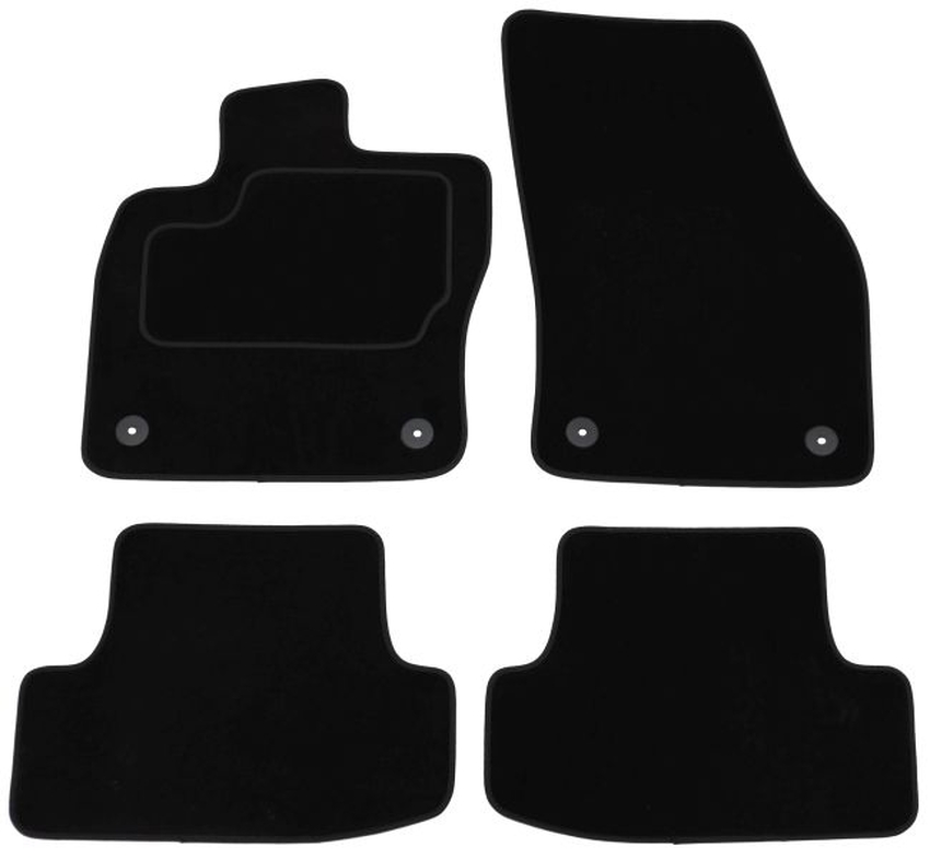 Set 4 covorase auto din mocheta , pentru audi q2 06.16-, suv, mocheta, negru