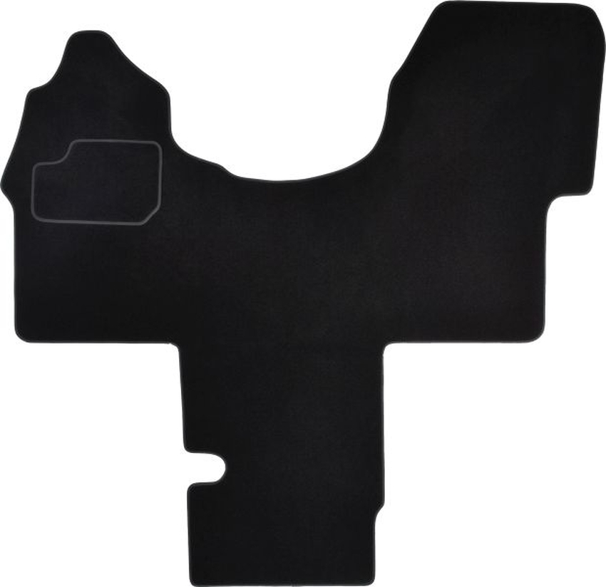 Covoras auto din mocheta , pentru mercedes sprinter 3,5-t (b906), 3-t (b906), 4,6-t (b906), 5-t (b906) 06.06-, mocheta, negru
