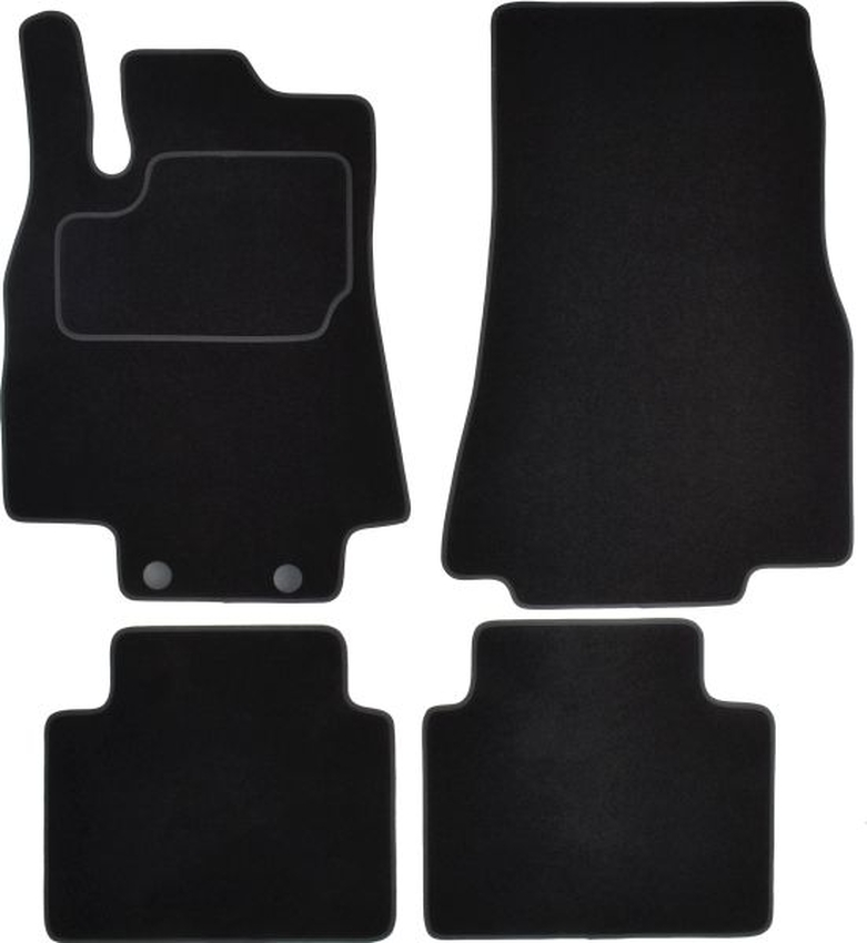 Set 4 covorase auto din mocheta , pentru mercedes b sports tourer (w245) 03.05-11.11, saloon, mocheta, negru