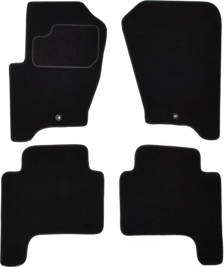 Set 4 covorase auto din mocheta , pentru land rover range rover sport i 02.05-03.13, off-road/suv, mocheta, negru