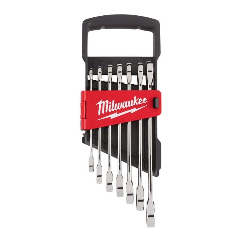 Set 7 chei combinate cu clichet maxbite , 144 dinti, 8 mm, 10 mm, 12 mm, 13 mm, 14 mm, 15 mm, 17 mm
