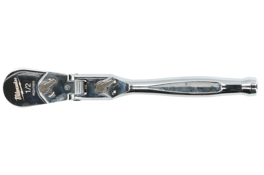 Antrenor cu clichet , cap pivotant, patrat 1/2 inch, lungime 285.8 mm, 90 dinti