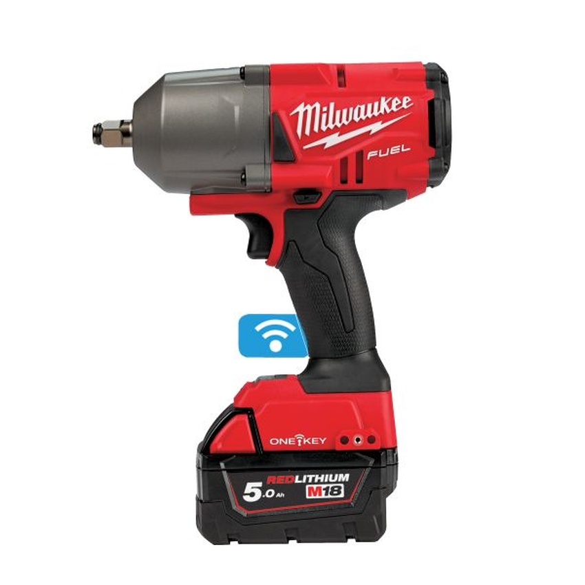 Masina de insurubat cu impact m18onefhiwf12-502x , 2 acumulatori 18 v/5 ah, 1356 nm, prindere patra 1/2 inch
