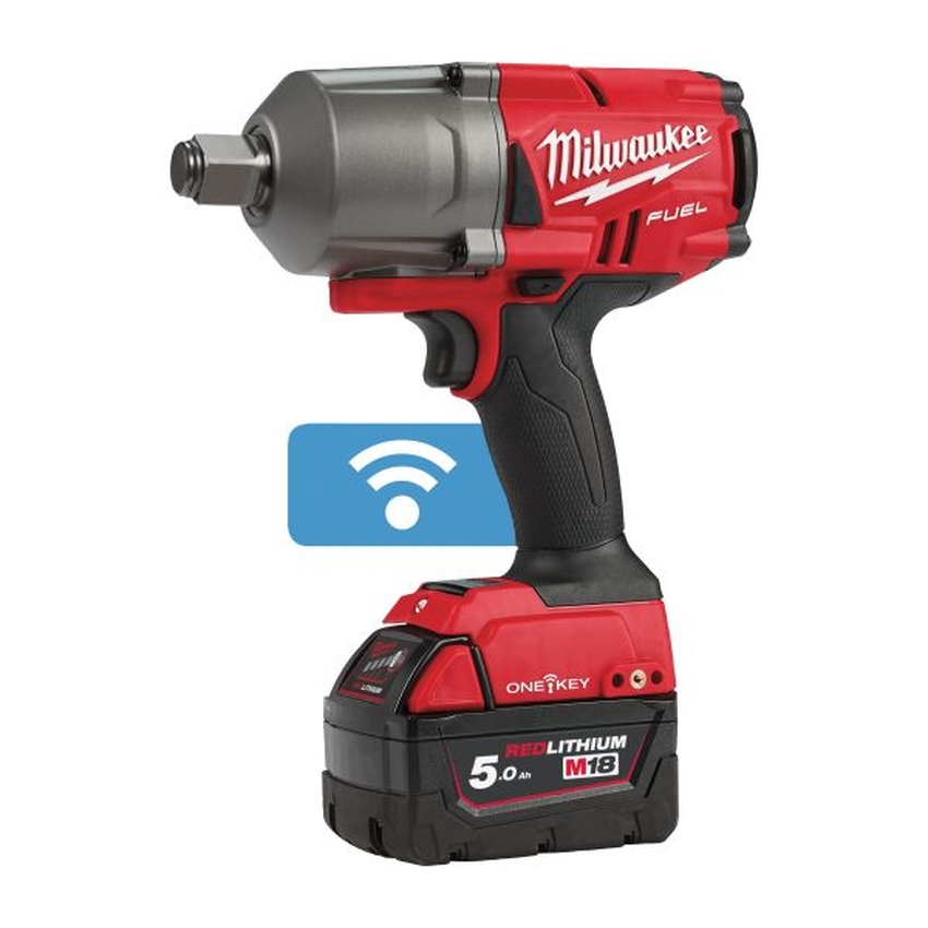 Masina de insurubat cu impact m18onefhiwf34-502x , 2 x acumulatori 18 v/5 ah, 1627 nm, prindere patrat 3/4 inch