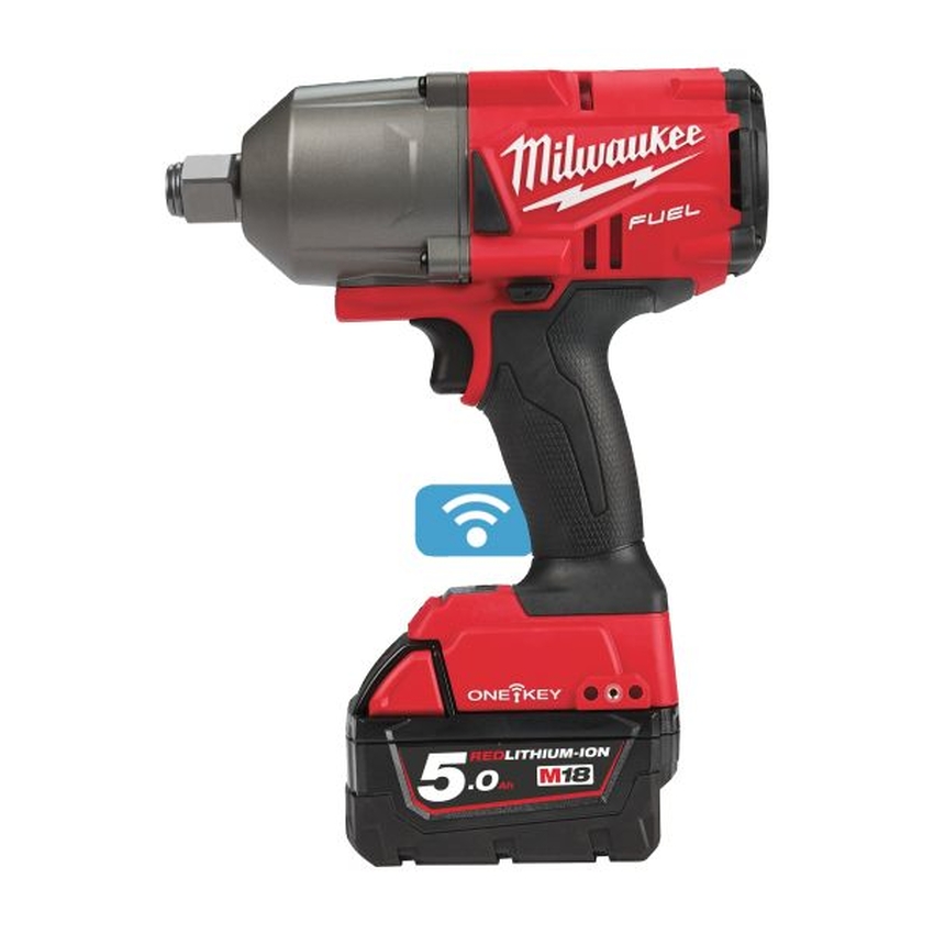 Masina de insurubat cu impact m18onefhiwf34-502x , 2 x acumulatori 18 v/5 ah, 1627 nm, prindere patrat 3/4 inch