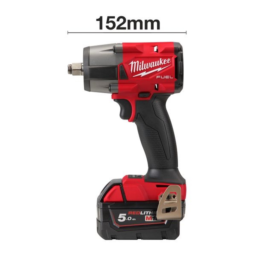 Masina de insurubat cu impact m18 fmtiw2f12-502x , prindere patrat 1/2 inch, 745 nm, 2 x li-ion 18 v, 5.0ah