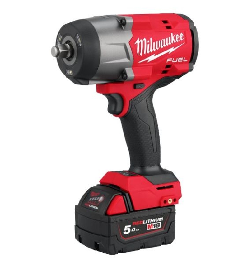 Masina de insurubat cu impact m18 fhiw2f12-502x , cu inel strangere, cuplu 1491 nm, 1/2 inch, 0-1500 rpm, 2 x accu 18 v, 5.0 ah