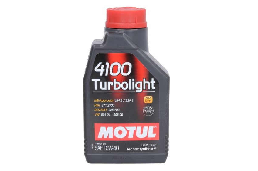 Ulei motor motul 4100 turbolight 10w40 1l