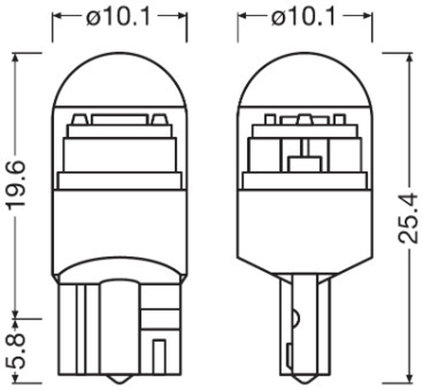 Bec w5w osram