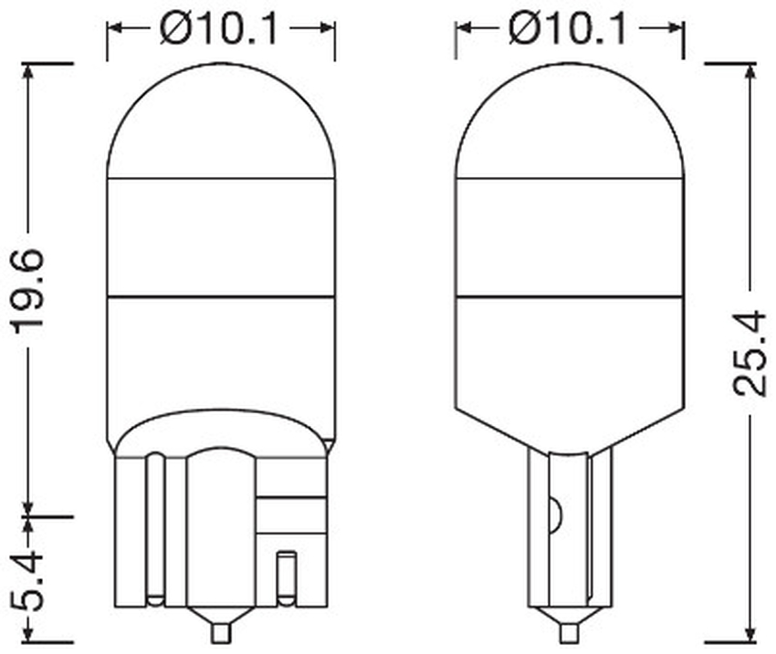 Bec w5w osram