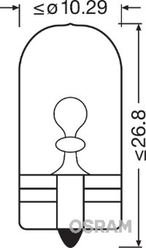 Bec w5w osram