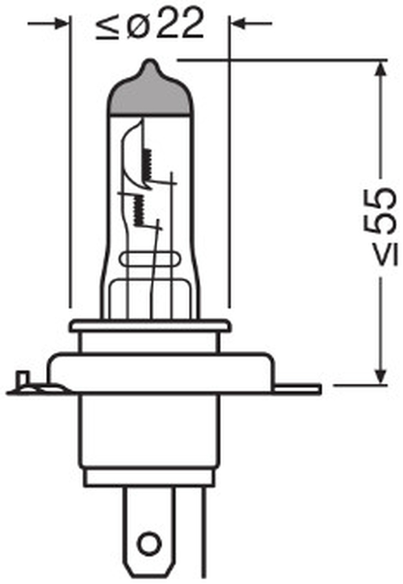 Bec h4 osram