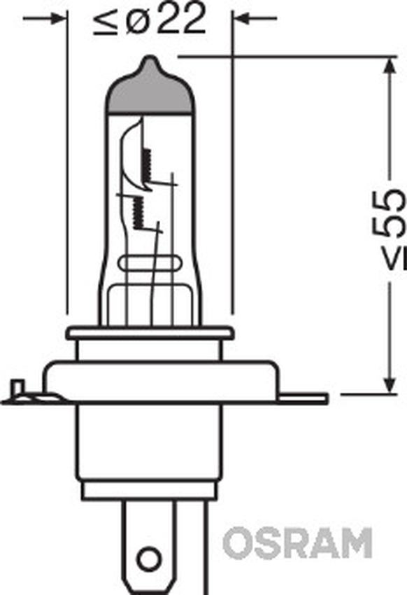 Bec h4 osram