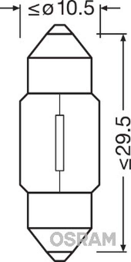 Bec c10w osram