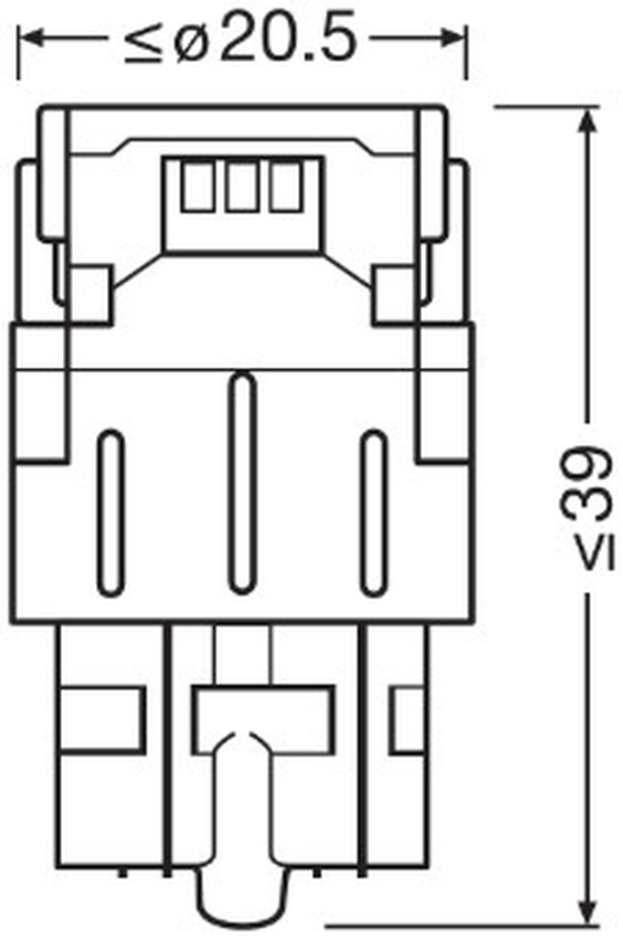 Bec w21/5w osram