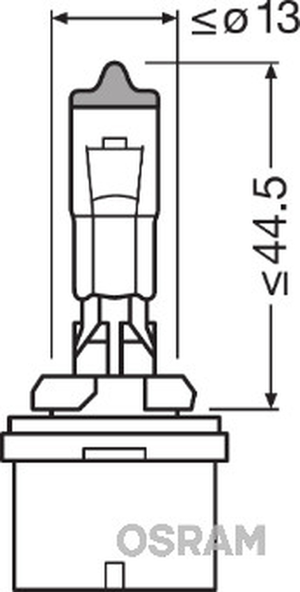 Bec h27/2 osram