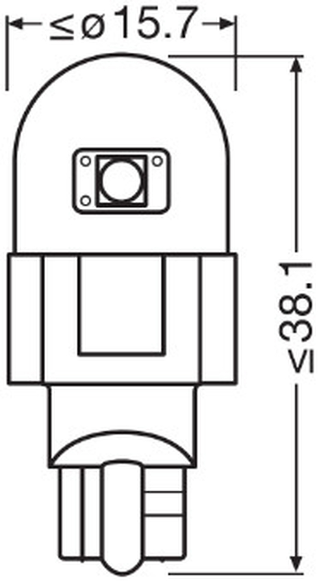 Bec w16w osram