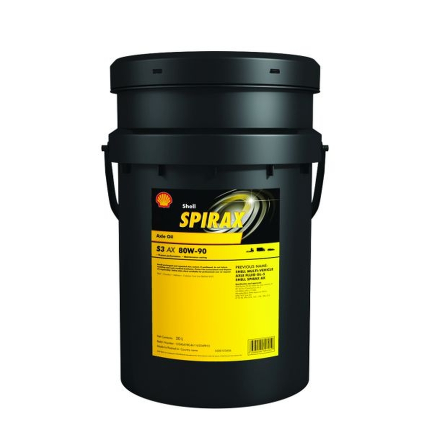 Ulei mineral transmisie shell xxl spirax s3 ax 80w90 20l